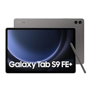 Samsung Galaxy Tab S9 FE+, S Pen in-Box, 31.50 cm (12.4 inch) Display, RAM 12 GB, ROM 256 GB Expandable, Wi-Fi, IP68 Tablet, Gray
