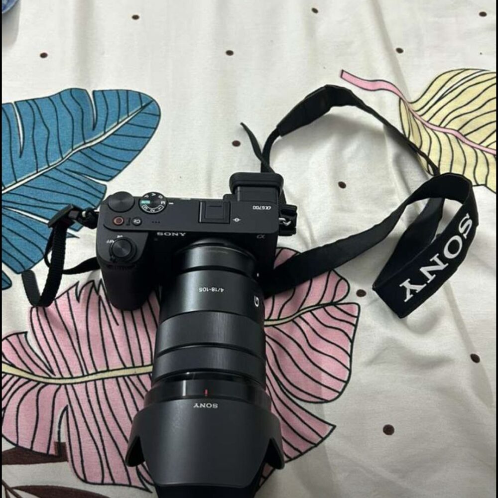 Sony Alpha a6700 Mirrorless Camera With Sony E PZ 18-105mm F4 G OSS Lens SELP18105G - Black